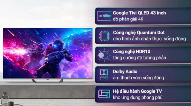 So sánh giá Google Tivi QLED Aqua 4K 50 inch AQT50S800UX rẻ nhất? - Ảnh 15