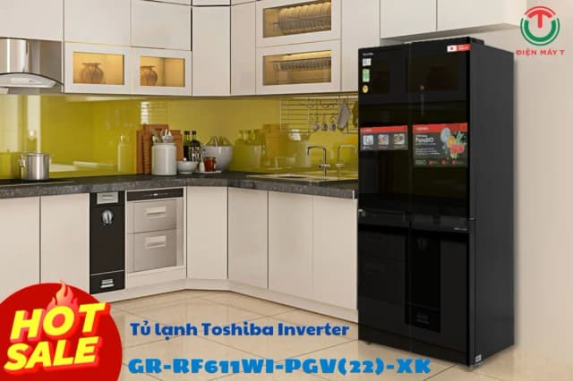 So sánh giá Tủ lạnh Toshiba Inverter 474 lít Multi Door GR-RF611WI-PGV(22)-XK rẻ nhất? - Ảnh 14