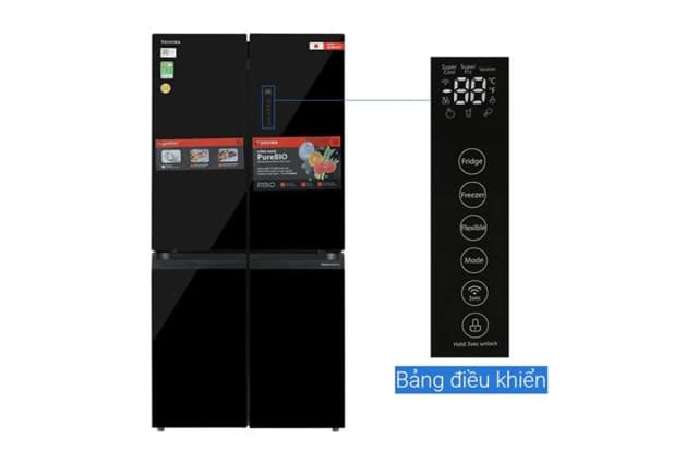So sánh giá Tủ lạnh Toshiba Inverter 474 lít Multi Door GR-RF611WI-PGV(22)-XK rẻ nhất? - Ảnh 6