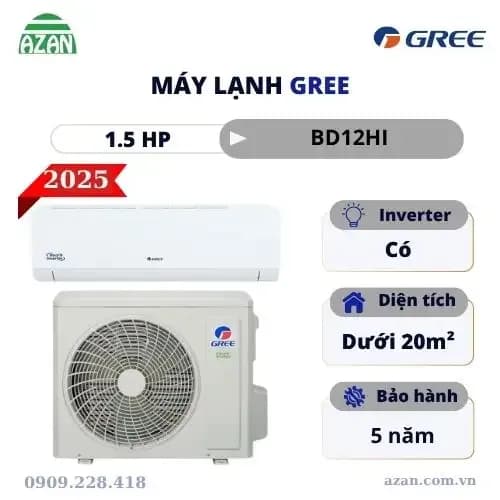 So sánh giá Máy lạnh 2 chiều Gree Inverter 1.5 HP BD12HI rẻ nhất? - Ảnh 9