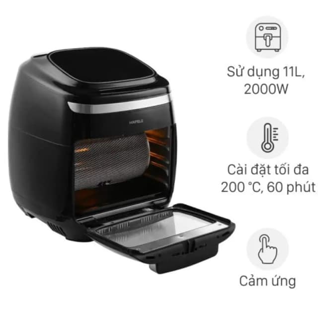 So sánh giá Lò chiên không dầu Hafele 11 lít AF-602A (535.43.711) rẻ nhất? - Ảnh 3