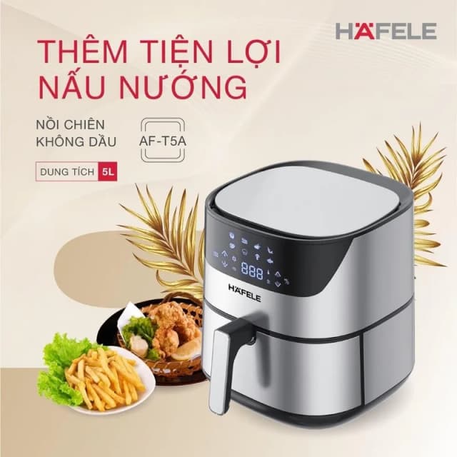 So sánh giá Nồi chiên không dầu Hafele 5 lít AF-T5A (535.43.712) rẻ nhất? - Ảnh 17