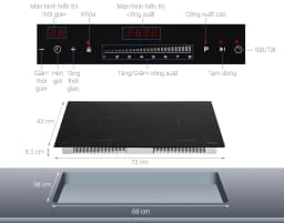 Bếp từ đôi âm Hafele HC-I2732A (536.61.726) 4400W