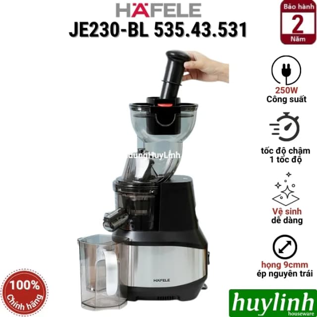Top 1 so sánh giá Máy ép chậm Hafele JE230-BL (535.43.531) - Tìm sản phẩm giá rẻ nhất - Ảnh 14