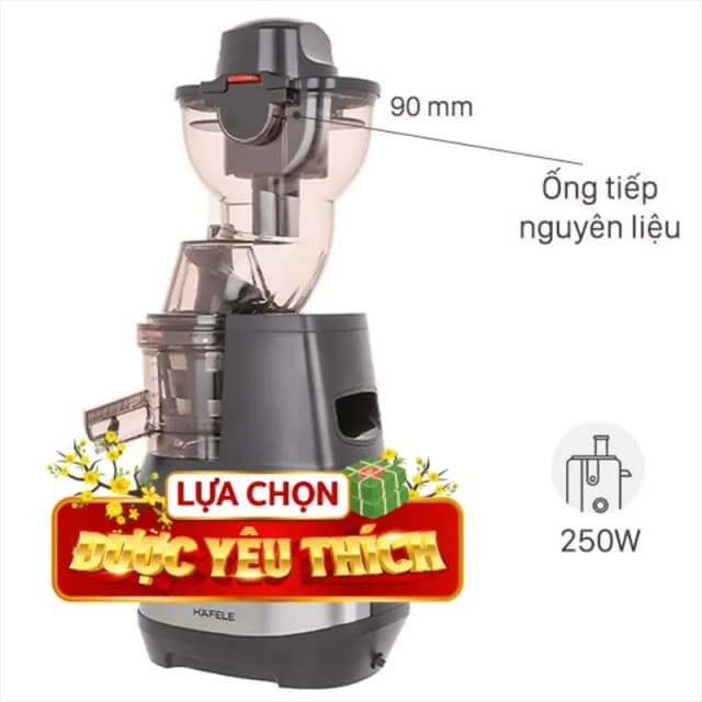 Top 1 so sánh giá Máy ép chậm Hafele JE230-BL (535.43.531) - Tìm sản phẩm giá rẻ nhất - Ảnh 5