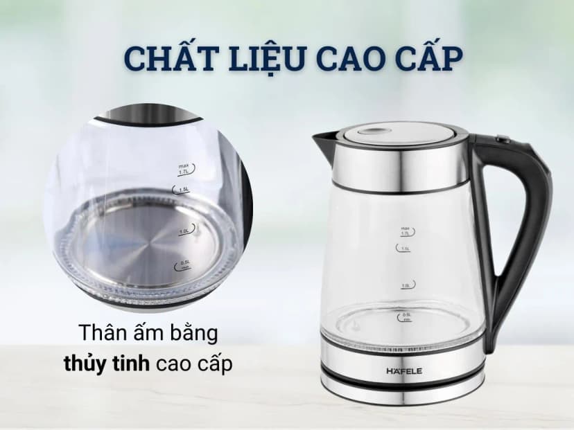 Bình đun siêu tốc Hafele 1.7 lít T-602C (535.43.732) - Giá rẻ nhất hôm nay - Ảnh 19