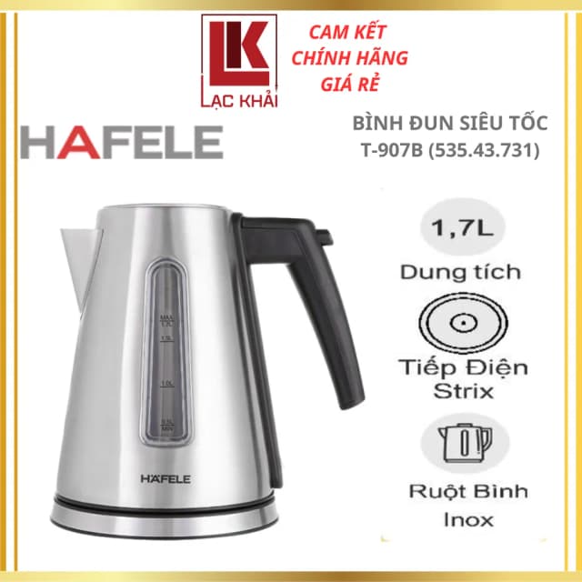 So sánh giá Bình đun siêu tốc Hafele 1.7 lít T-907B (535.43.731) rẻ nhất? - Ảnh 6