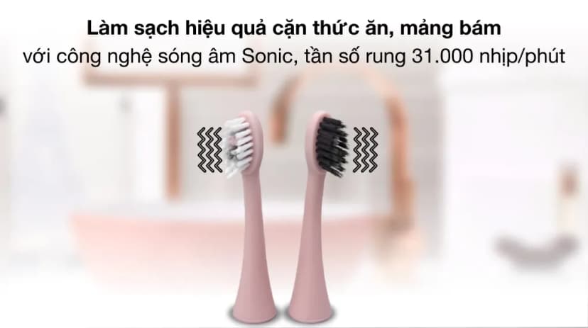 Bàn chải điện Halio Sonic Whitening Pro Rose Gold - Giá rẻ nhất hôm nay - Ảnh 2