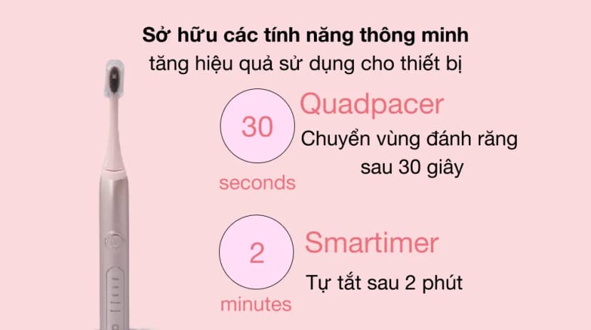 Bàn chải điện Halio Sonic Whitening Pro Rose Gold - Giá rẻ nhất hôm nay - Ảnh 5