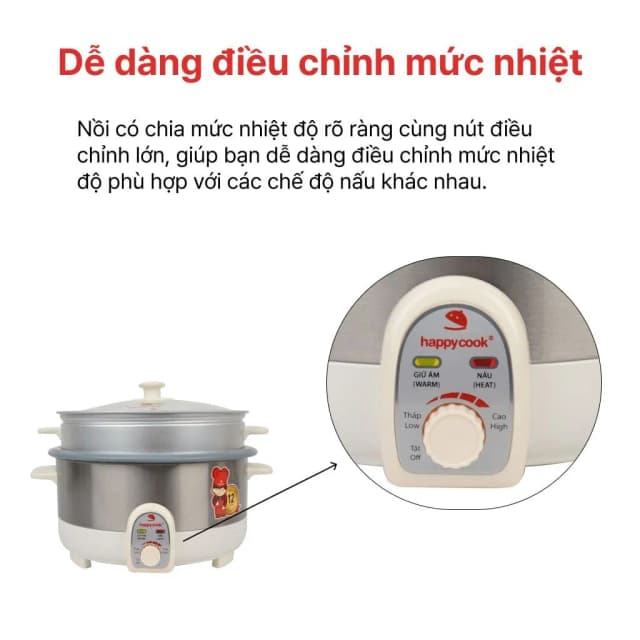 So sánh giá Nồi lẩu điện Happycook HCHP-350ST 3.5 lít rẻ nhất? - Ảnh 12