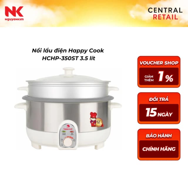 So sánh giá Nồi lẩu điện Happycook HCHP-350ST 3.5 lít rẻ nhất? - Ảnh 13
