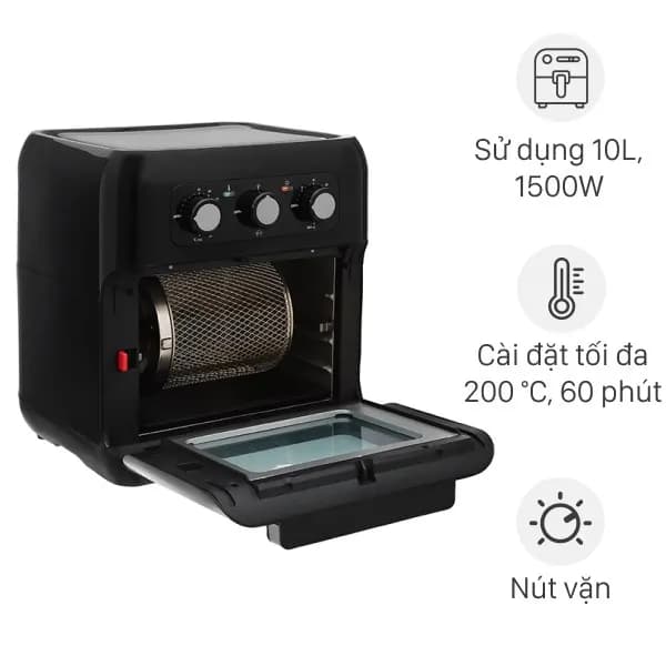So sánh giá Lò chiên không dầu Hawonkoo 10 lít AFH-100 rẻ nhất? - Ảnh 4