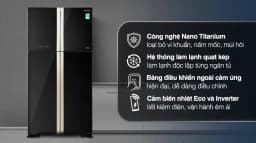 So sánh giá Tủ lạnh Hitachi Inverter 509 lít Multi Door R-FW650PGV8 GBK - Tìm sản phẩm giá rẻ nhất - Ảnh 2