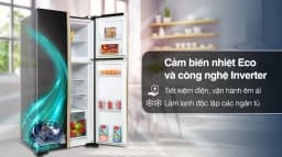 So sánh giá Tủ lạnh Hitachi Inverter 509 lít Multi Door R-FW650PGV8 GBK - Tìm sản phẩm giá rẻ nhất - Ảnh 4