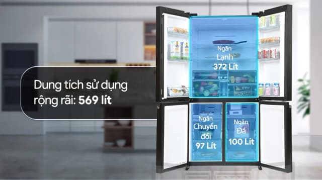 So sánh giá Tủ lạnh Hitachi Inverter 569 lít Multi Door R-WB640PGV1 GMG rẻ nhất? - Ảnh 15