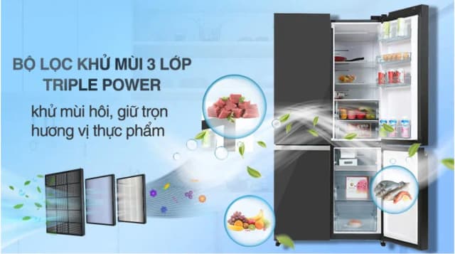 So sánh giá Tủ lạnh Hitachi Inverter 569 lít Multi Door R-WB640PGV1 GMG rẻ nhất? - Ảnh 16