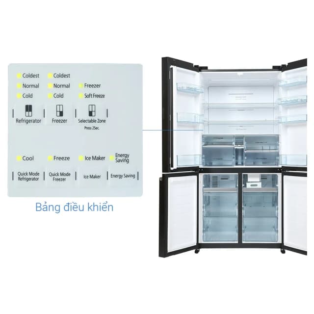 So sánh giá Tủ lạnh Hitachi Inverter 569 lít Multi Door R-WB640PGV1 GMG rẻ nhất? - Ảnh 18
