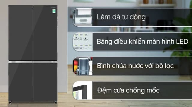 So sánh giá Tủ lạnh Hitachi Inverter 569 lít Multi Door R-WB640PGV1 GMG rẻ nhất? - Ảnh 7