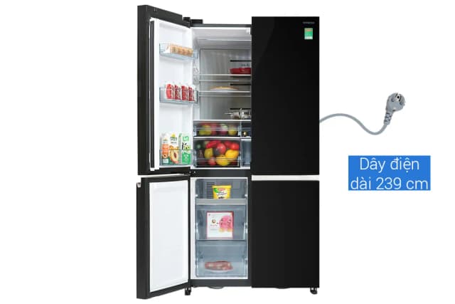 So sánh giá Tủ lạnh Hitachi Inverter 569 lít Multi Door R-WB640VGV0 GBK rẻ nhất? - Ảnh 16