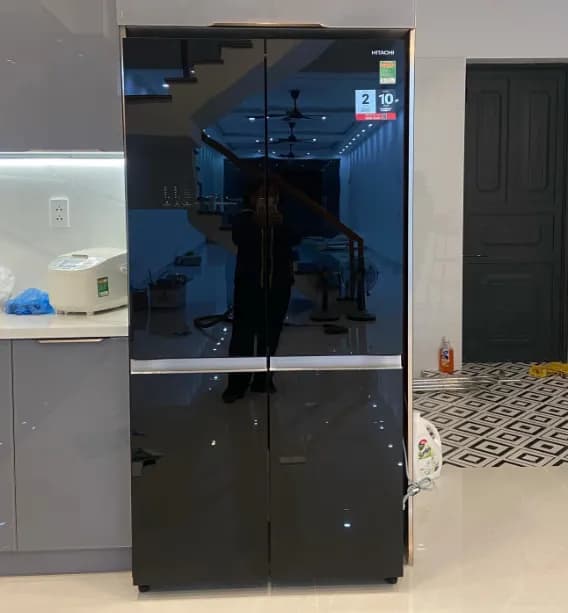 So sánh giá Tủ lạnh Hitachi Inverter 569 lít Multi Door R-WB640VGV0 GBK rẻ nhất? - Ảnh 8