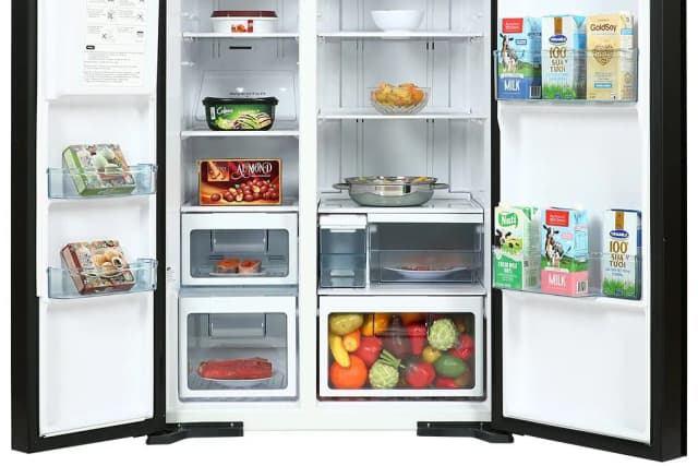 So sánh giá Tủ lạnh Hitachi Inverter 573 lít Side By Side R-SX800GPGV0 GBK rẻ nhất? - Ảnh 19