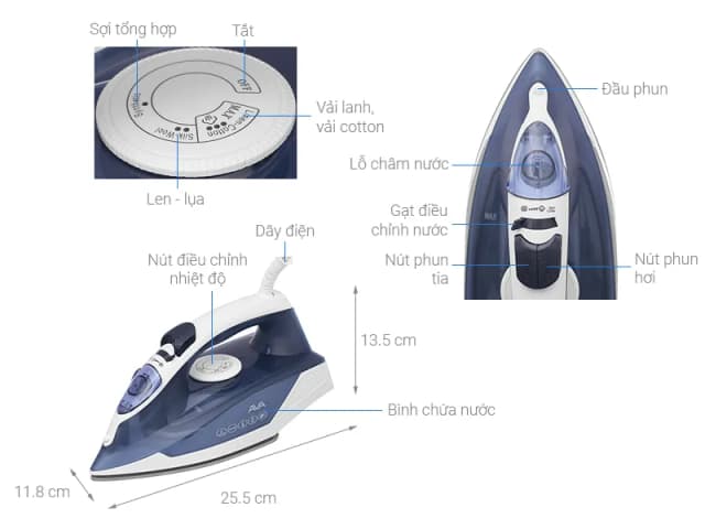 So sánh giá Bàn ủi hơi nước AVA RC-2022 2400W rẻ nhất? - Ảnh 3