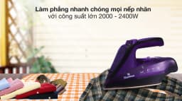 So sánh giá Bàn ủi hơi nước không dây BlueStone SIB-3854 2400W - Tìm sản phẩm giá rẻ nhất - Ảnh 3
