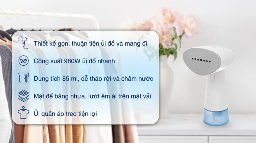 So sánh giá Bàn ủi hơi nước cầm tay Philips STH1000/10 980W - Tìm sản phẩm giá rẻ nhất - Ảnh 5