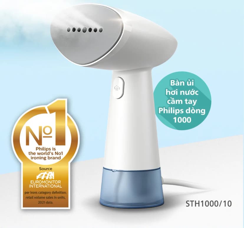 So sánh giá Bàn ủi hơi nước cầm tay Philips STH1000/10 980W - Tìm sản phẩm giá rẻ nhất - Ảnh 8