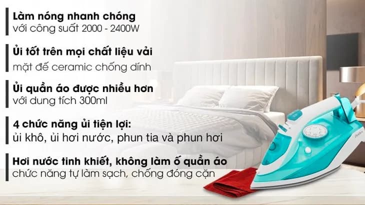 Bàn ủi hơi nước Dmax HJ-8062 2400W - Giá rẻ nhất hôm nay - Ảnh 17