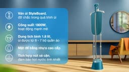 So sánh giá Bàn ủi hơi nước đứng Philips STE1040/20 1800W - Tìm sản phẩm giá rẻ nhất - Ảnh 2