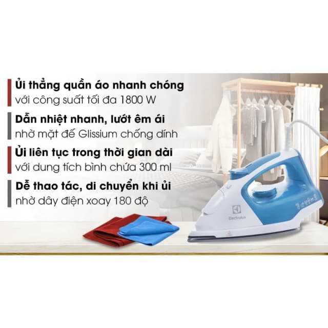 Top 1 so sánh giá Bàn ủi hơi nước Electrolux ESI5126 1800W - Tìm sản phẩm giá rẻ nhất - Ảnh 4