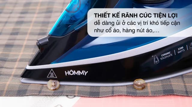 Bàn ủi hơi nước Hommy HJ-8060 2200W - Ảnh 5