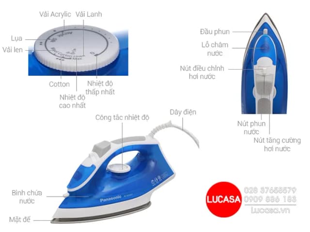 So sánh giá Bàn ủi hơi nước Panasonic NI-M300TVRA 1800W rẻ nhất? - Ảnh 11