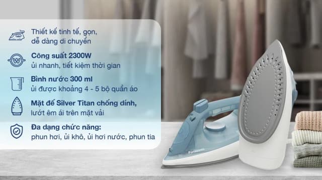 So sánh giá Bàn ủi hơi nước Panasonic NI-S430GRA 2300W rẻ nhất? - Ảnh 12