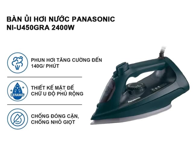 So sánh giá Bàn ủi hơi nước Panasonic NI-U450GRA 2400W rẻ nhất? - Ảnh 12