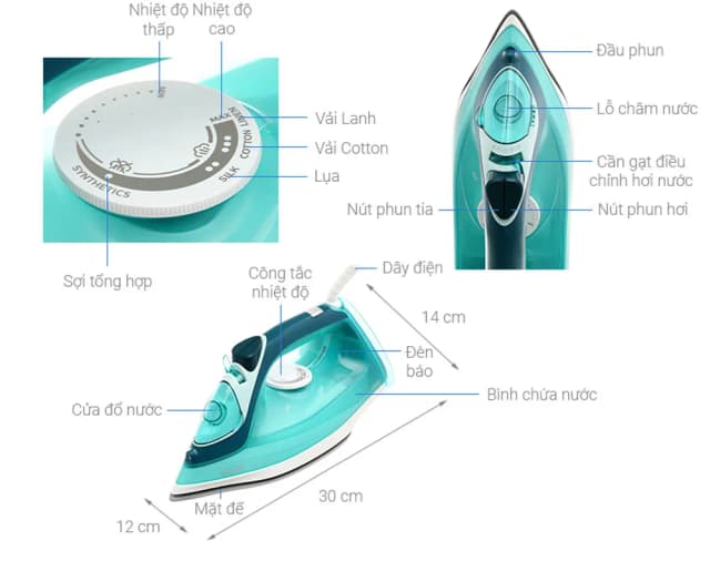 So sánh giá Bàn ủi hơi nước Philips DST3030/70 2400W rẻ nhất? - Ảnh 19