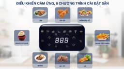 So sánh giá Nồi chiên không dầu Hommy BF525 5.5 lít - Tìm sản phẩm giá rẻ nhất - Ảnh 4