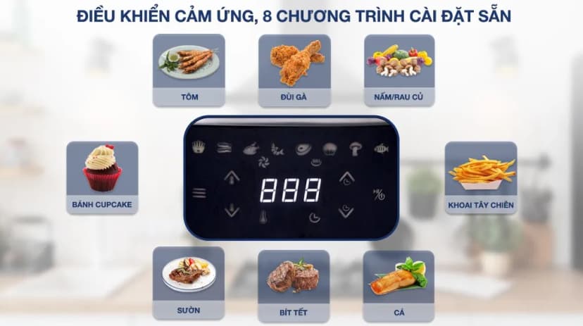 So sánh giá Nồi chiên không dầu Hommy BF525 5.5 lít - Tìm sản phẩm giá rẻ nhất - Ảnh 4