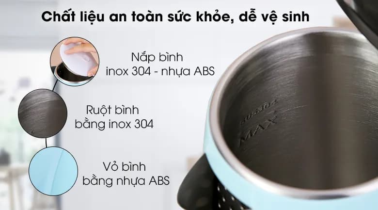 Bình đun siêu tốc Hommy 1.7 lít D1017 - Giá rẻ nhất hôm nay - Ảnh 5