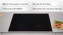 Bếp từ hồng ngoại 3 vùng nấu âm Kangaroo KG446i 5800W - Giá rẻ nhất hôm nay - Ảnh 2