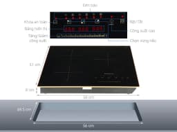 Bếp từ hồng ngoại 3 vùng nấu âm Kangaroo KG446i 5800W - Giá rẻ nhất hôm nay - Ảnh 3