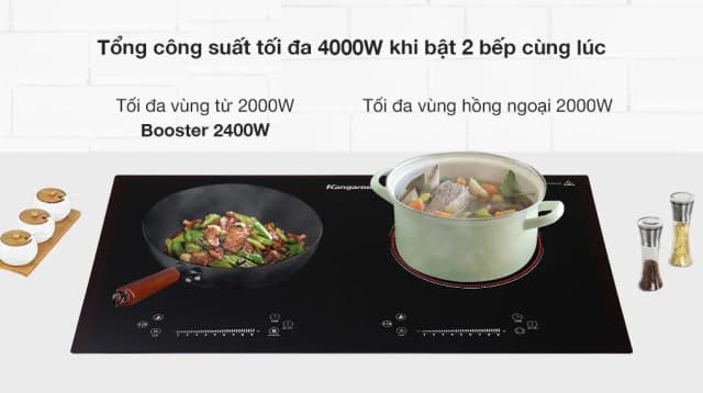 So sánh giá Bếp từ hồng ngoại âm Kangaroo KG852i 4000W rẻ nhất? - Ảnh 12