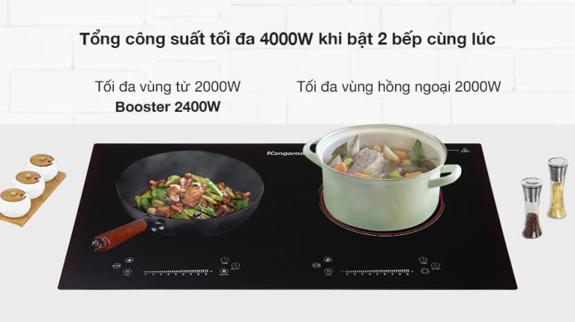 So sánh giá Bếp từ hồng ngoại âm Kangaroo KG852i 4000W - Tìm sản phẩm giá rẻ nhất - Ảnh 12
