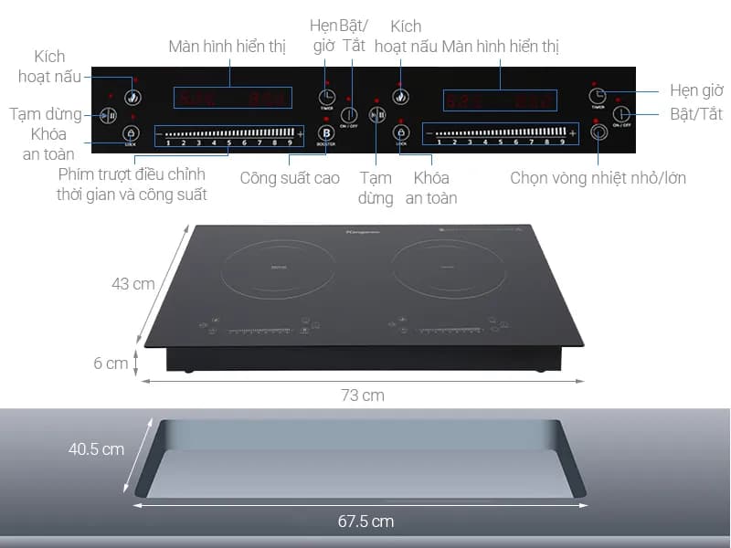 So sánh giá Bếp từ hồng ngoại âm Kangaroo KG852i 4000W - Tìm sản phẩm giá rẻ nhất - Ảnh 4