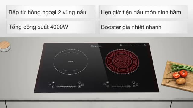 So sánh giá Bếp từ hồng ngoại âm Kangaroo KG852i 4000W rẻ nhất? - Ảnh 6