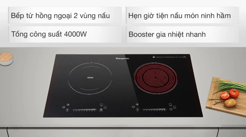 So sánh giá Bếp từ hồng ngoại âm Kangaroo KG852i 4000W - Tìm sản phẩm giá rẻ nhất - Ảnh 6