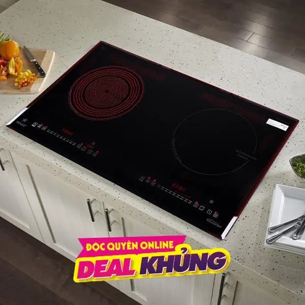 So sánh giá Bếp từ hồng ngoại âm Pramie 2105 5200W rẻ nhất? - Ảnh 3