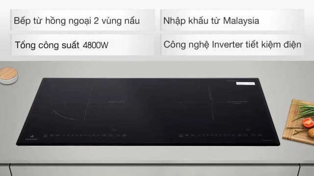 So sánh giá Bếp từ hồng ngoại lắp âm Pramie 2108 rẻ nhất? - Ảnh 5