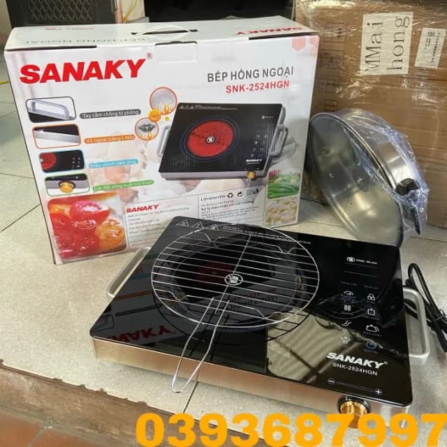 So sánh giá Bếp hồng ngoại đơn Sanaky SNK-2524HGN 2000W rẻ nhất? - Ảnh 19